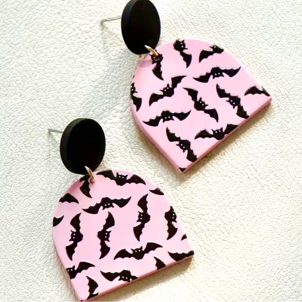 Bat Dangle Earrings
